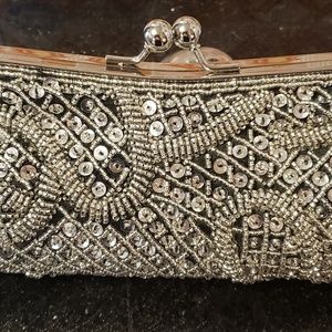 Kate Landry beaded evening purse